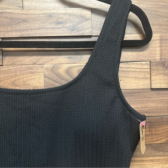 PINK - Crinkle Scoop One Piece Swimsuit - Picture 7 of 7